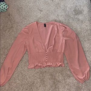 Baby pink blouse